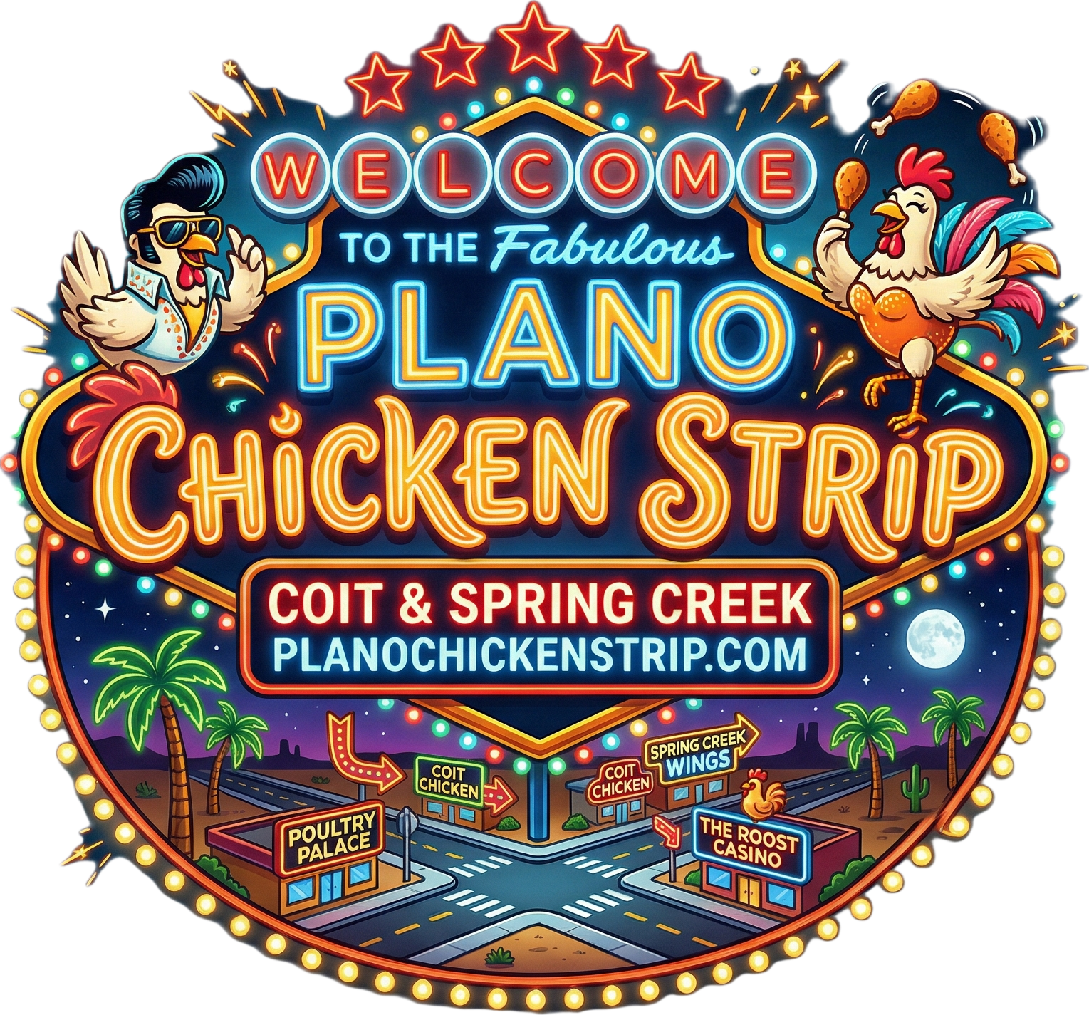 Welcome to the Fabulous Plano Chicken Strip — Coit & Spring Creek